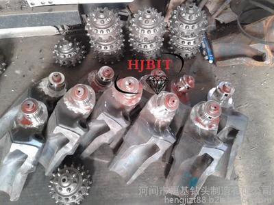恒基8 1/4寸三牙轮钻头图片_高清图_细节图-河间市恒基钻头制造 -